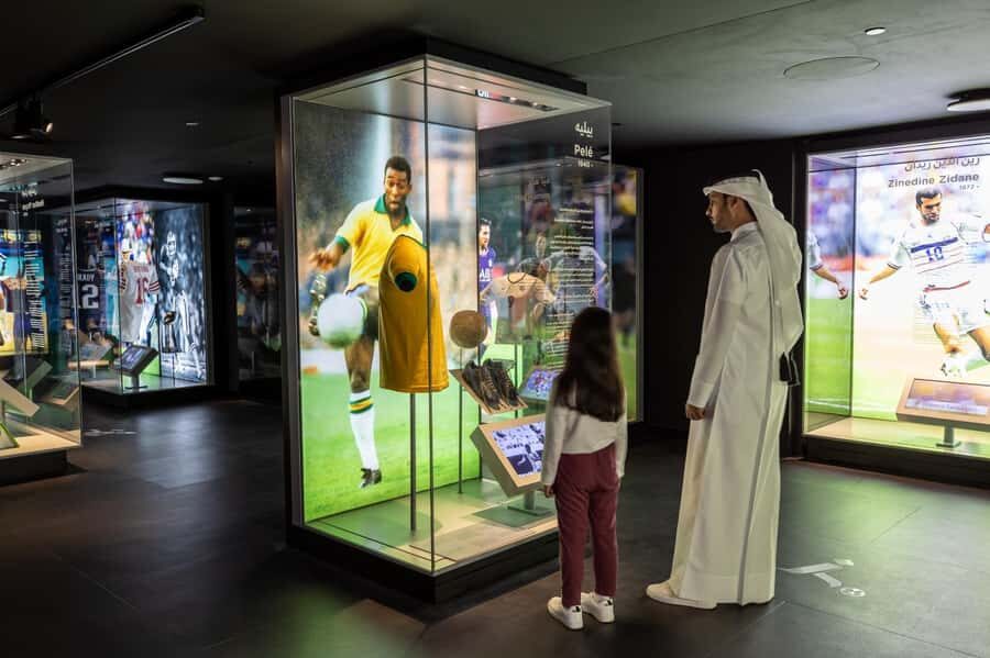 3-2-1 Qatar Olympic and Sports Museum: Admission Ticket - Using the QR audio guide to get more out of each gallery