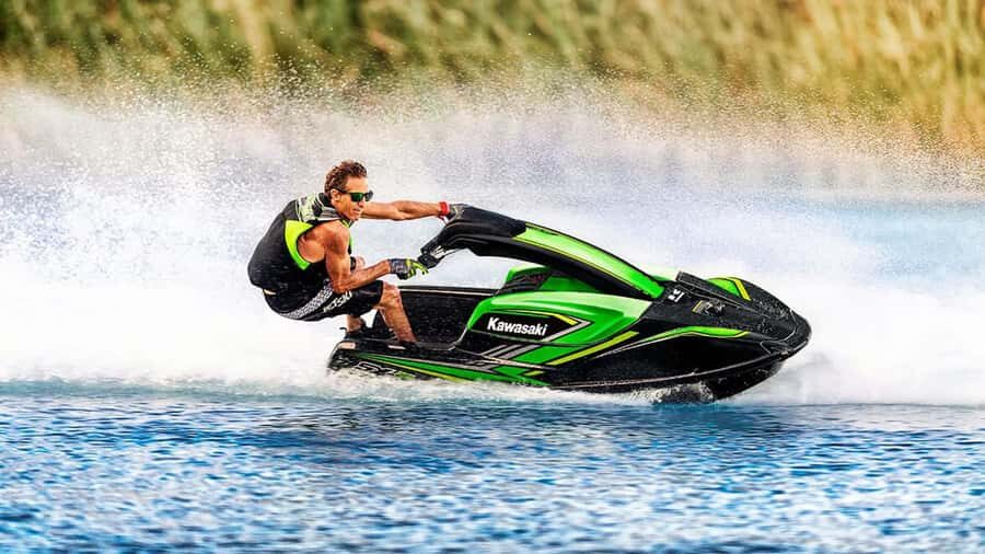 Arabian Sunset Jet Ski Tour – Waves Under the Orange Sky - Sunset Photos with Doha Skyline Energy