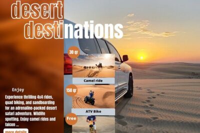 Desert Safari Qatar - Getting Picked Up in Doha and Riding in a Climate-Controlled 4x4