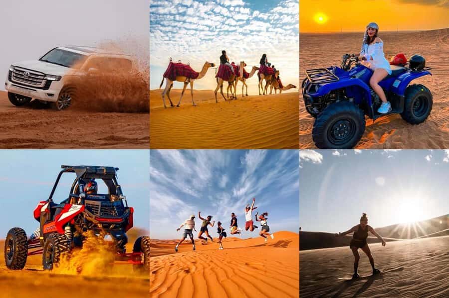 Doha: ATV Quad, Buggy Dune Bashing,Camel Ride & Sandboarding - Key highlights at a glance