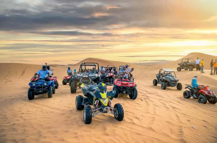 Doha: ATV Quad, Buggy Dune Bashing,Camel Ride & Sandboarding - From Doha to Al Wakrah desert: a 4-hour reality check