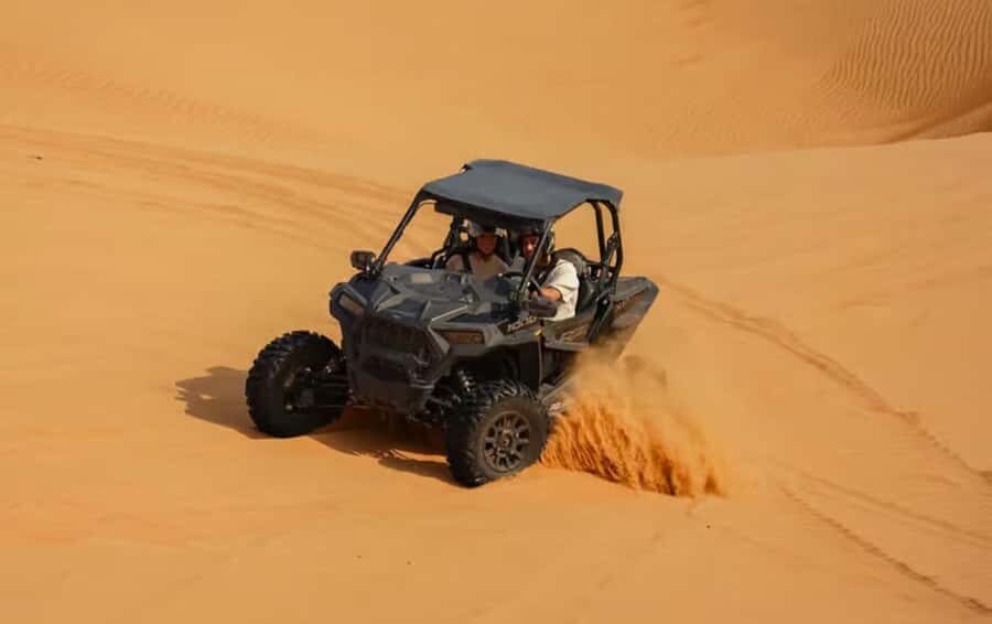 Doha: ATV Quad, Buggy Dune Bashing,Camel Ride & Sandboarding - Inland Sea Beach: the scenery shift before you head back