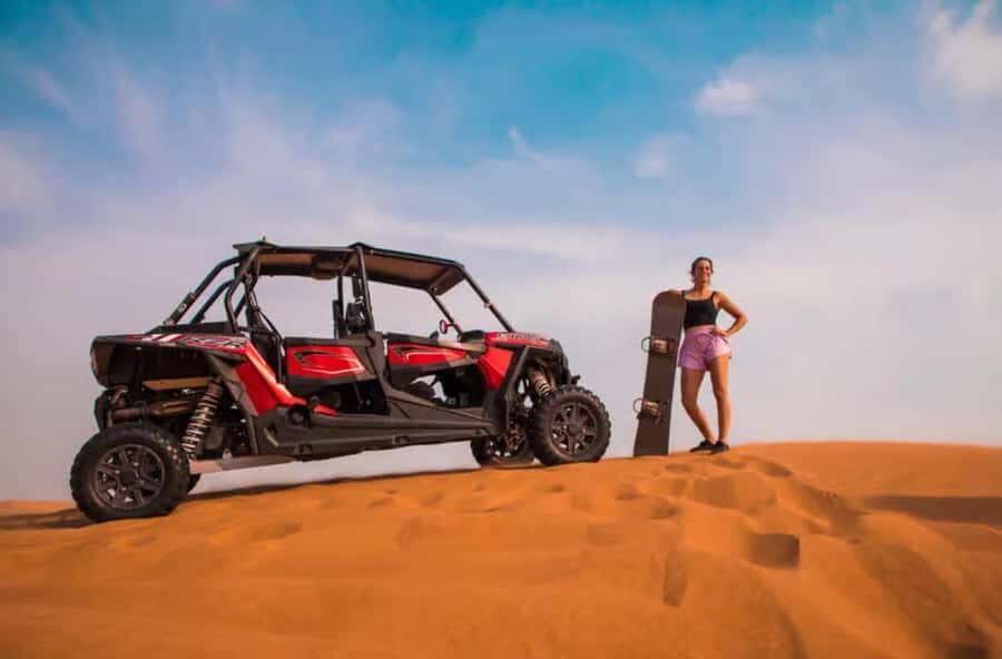 Doha: ATV Quad, Buggy Dune Bashing,Camel Ride & Sandboarding - Pickup, transfer, and how the schedule stays focused