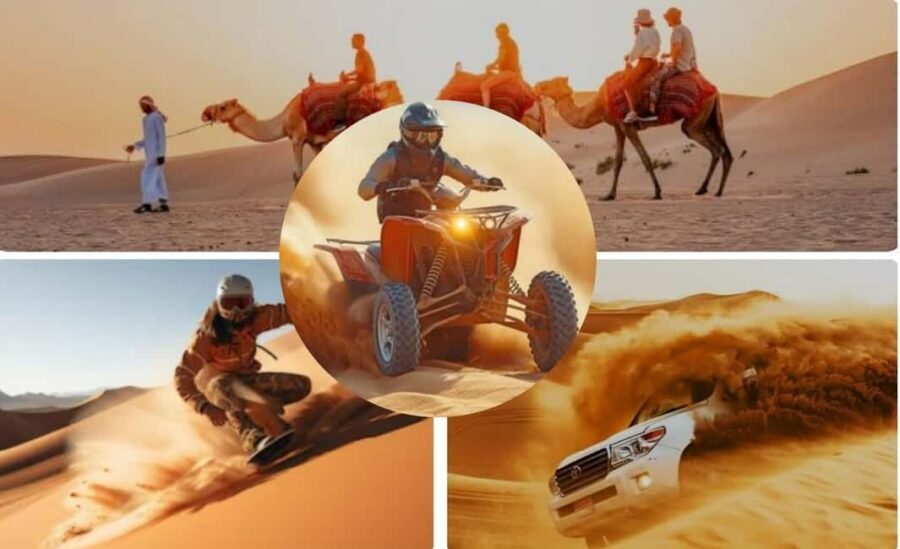 Doha: ATV, Quad or Buggy, Dune Bashing, Camel & Sandboarding - Pickup From Doha and the Safety Brief You Actually Need