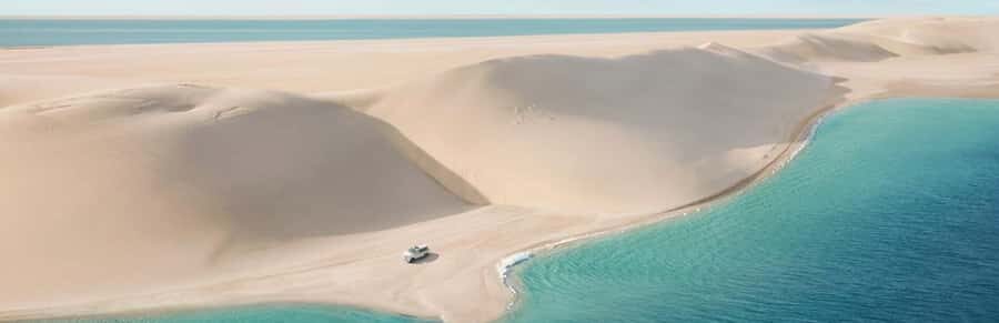 Doha: ATV/Quad, Safari 4x4, Camels, Sandboarding& Inland Sea - Camel ride: the photo-friendly pause