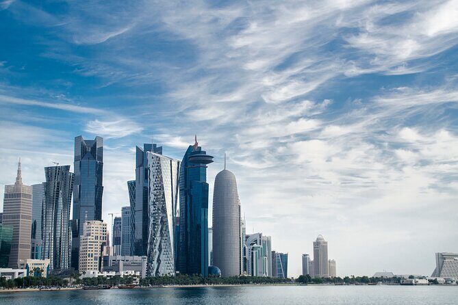 Doha City & Monster Bus Combo Tour - Corniche Drive-By: 7 km of Doha Skyline Views