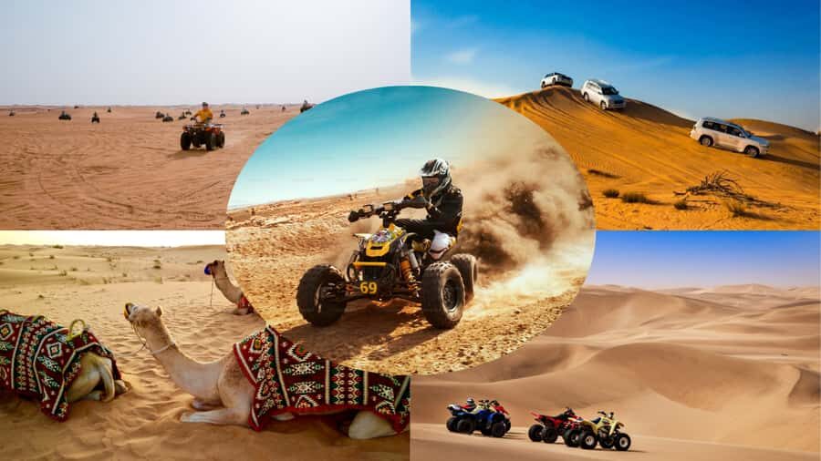 Doha: Combo Private Tour of Desert Safari with ATV Ride - Key highlights at a glance