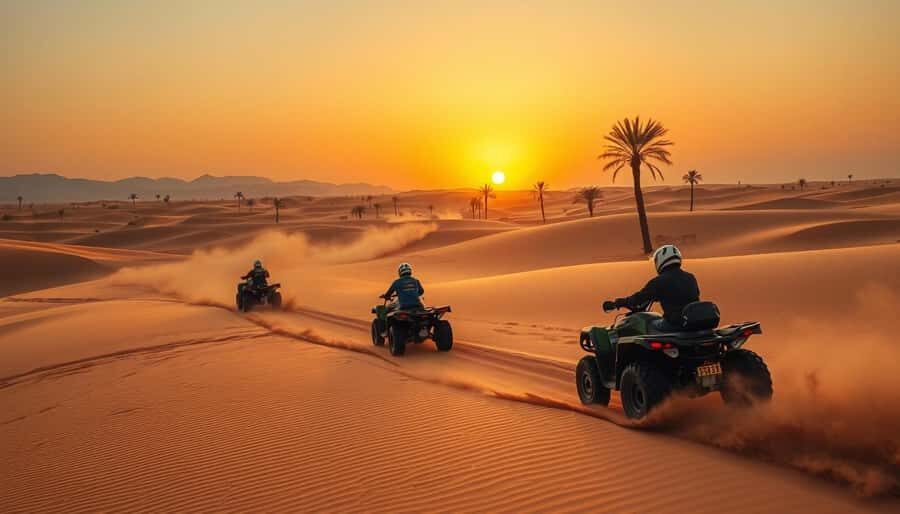Doha: Combo Private Tour of Desert Safari with ATV Ride - Dune bashing in a 4x4 Land Cruiser: thrill, structure, and safety cues