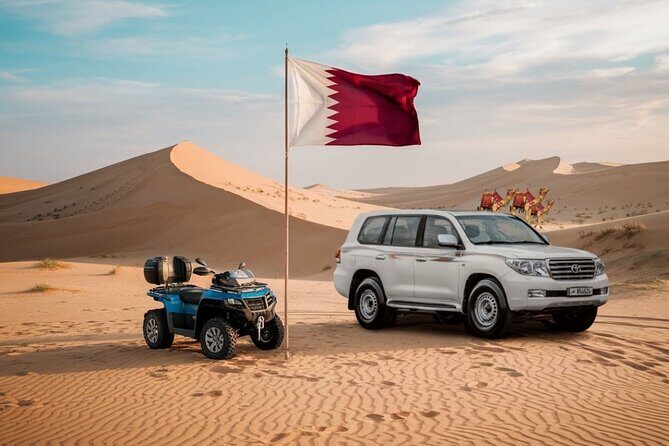 Doha Desert Quad Bike adventure with group, and Sand dune Driving - Key highlights you’ll care about
