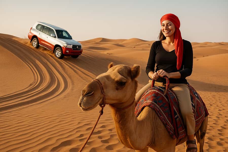 Doha: Desert Safari, Quad Biking, Sand Boarding & Camel Ride - Key highlights at a glance