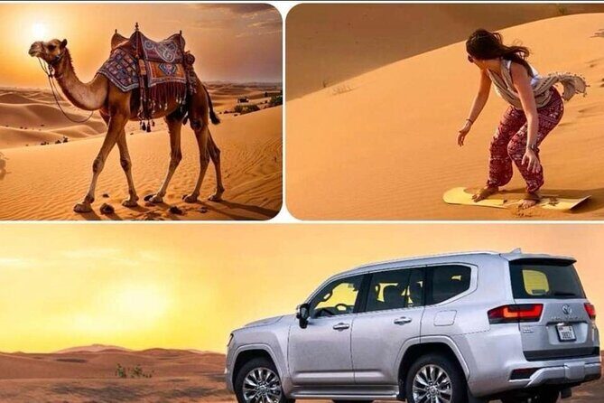 "Doha Desert : Safari, Sandboarding, Camel Ride & Inland Sea" - Key Highlights at a Glance
