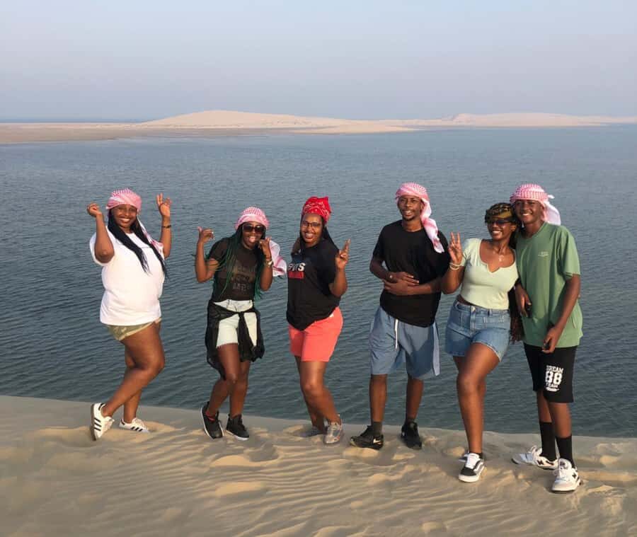 "Doha Desert Safari with all activities" - Hotel Pickup, Desert Drive, and Your First Real Break