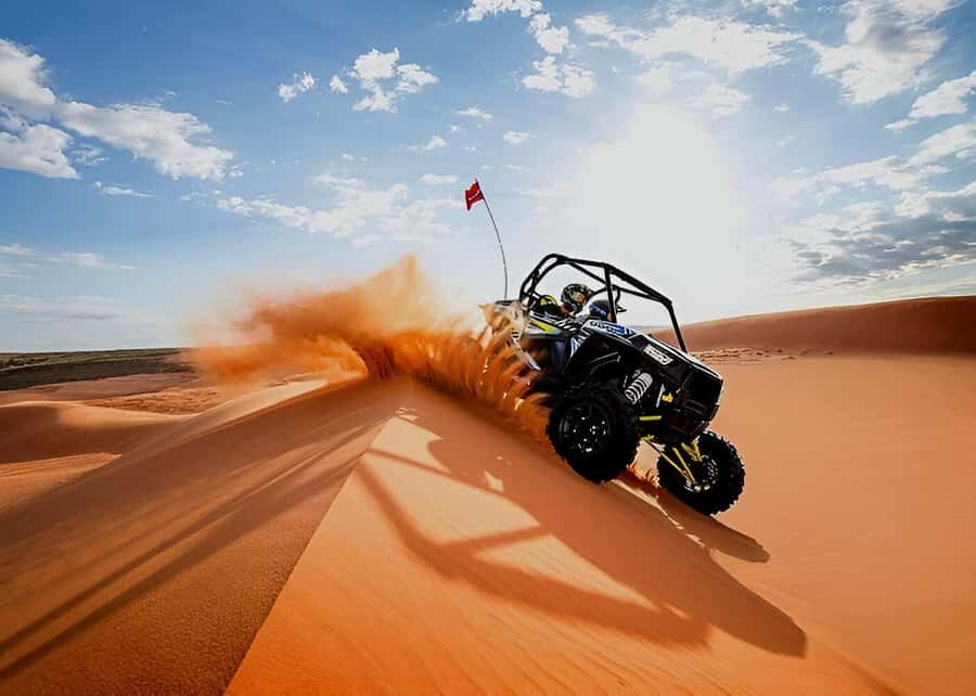 Doha: Desert Safari with Quad Bike, Sandboard & Camel Ride - Dune bashing in a 4WD Toyota: where Qatar’s sand gets serious