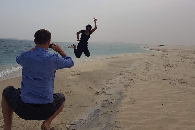 Doha :Half Day Desert Safari | Camel Riding | ATV | Sand Surfing - Khor Al Adaid Inland Sea: Sea Water in the Middle of Sand