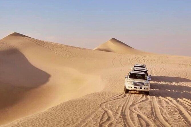 Doha: Half Day Desert Safari with Camel Ride and Inland Sea Tour - Pickup, group size, and what the timing really means