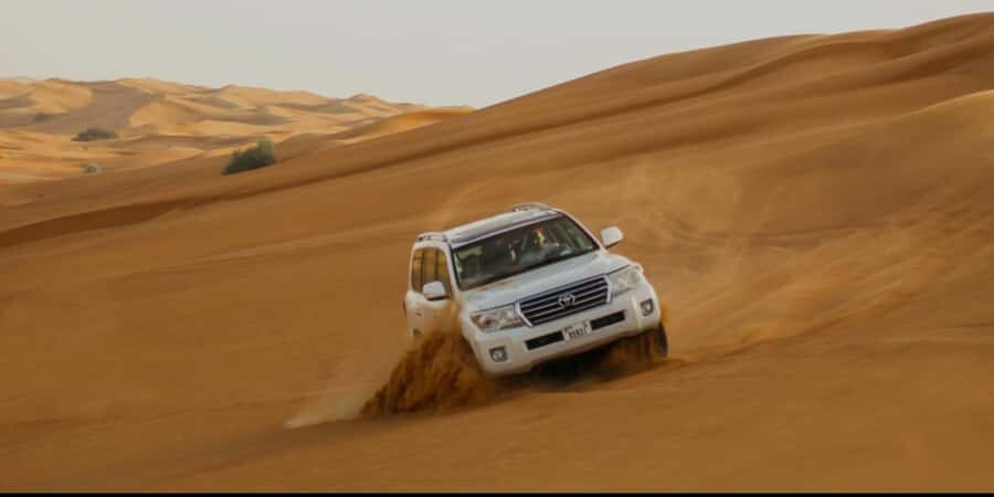 Doha: Half Day Desert Safari With Camel Ride & Sand Boarding - From Doha to the Desert Conservation Reserve in a 4WD Jeep