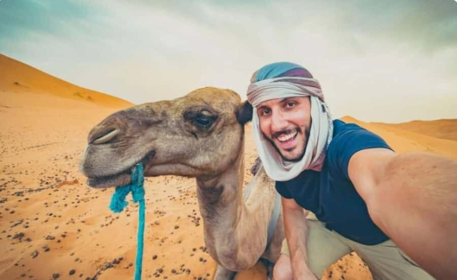 Doha : Inland Sea Desert Safari ,Camel Ride & Sandboarding - Camel Ride on the Desert Ship: Calm, Short, Photo-Friendly