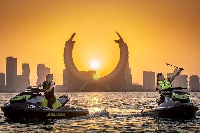 Doha: Jet Ski to Skyline with View of Katara and Pearl Qatar - Key highlights