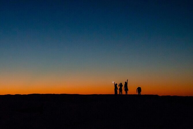 Doha Night Desert Safari Adventure - Inland Sea Beach and the Saudi Border View