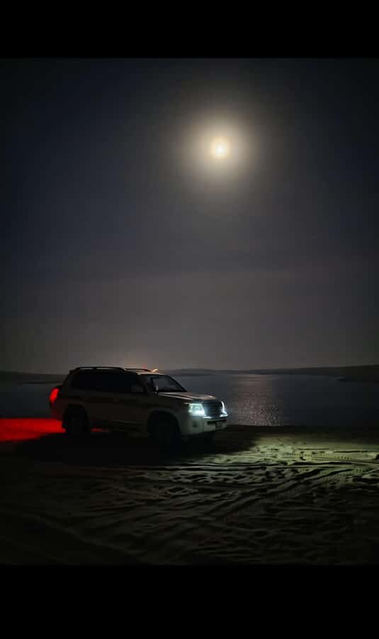 Doha: Night DesertSafari DuneBashing Sandboarding CamelRide - Dune Bashing in the Golden Sands: Fast Fun, Not a Spa Day