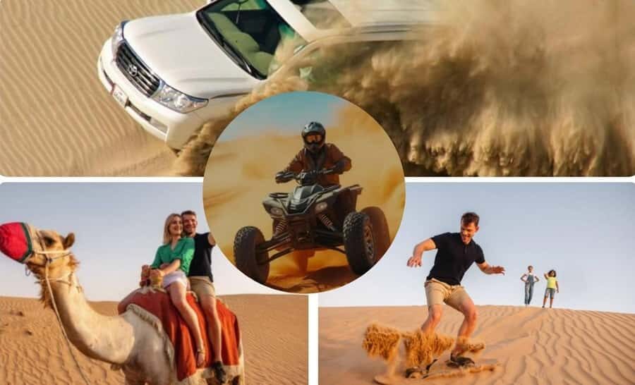 Doha: Night Inland Sea Desert Safari with Full Activities - Short Camel Ride Under the Night Sky