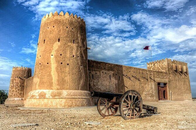 Doha North Tour Zubara Fort Jumail Village Purple Island - North Qatar in four hours: forts, ruins, mangroves, and seafood