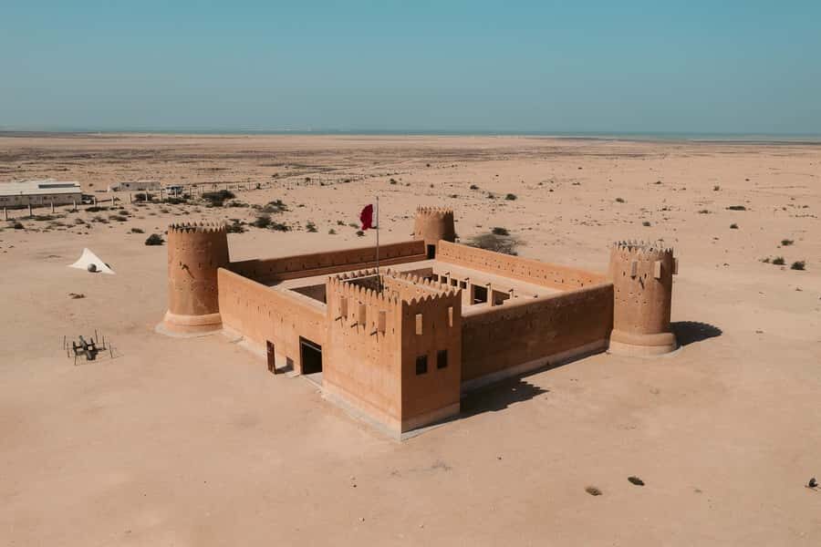 Doha: Olafur Eliasson Exhibit, Zubara Fort & Al Jumail - Al-Jumail Abandoned Fishing and Pearling Streets: What Disappears Still Tells You a Lot
