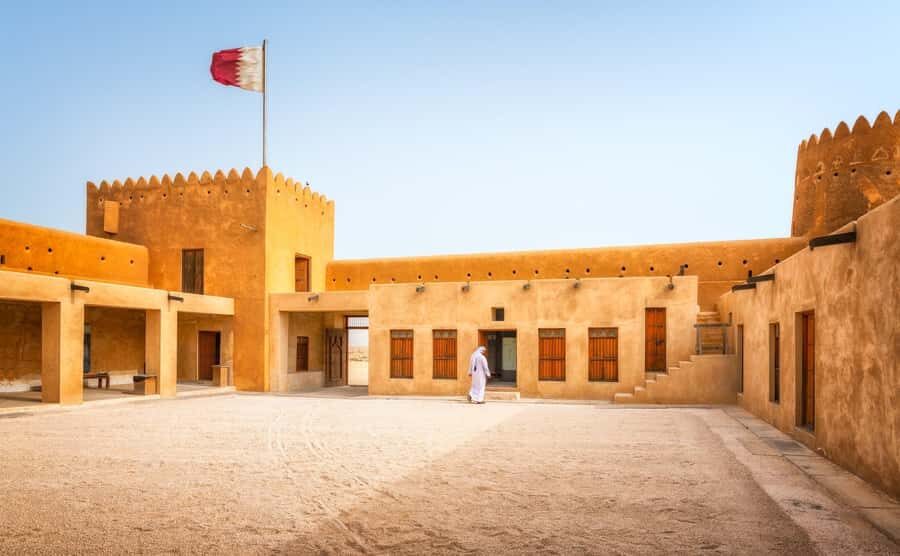 Doha: Olafur Eliasson Exhibit, Zubara Fort & Al Jumail - Doha Pickup to Al Zubara Fort: The Long Drive That Sets the Tone