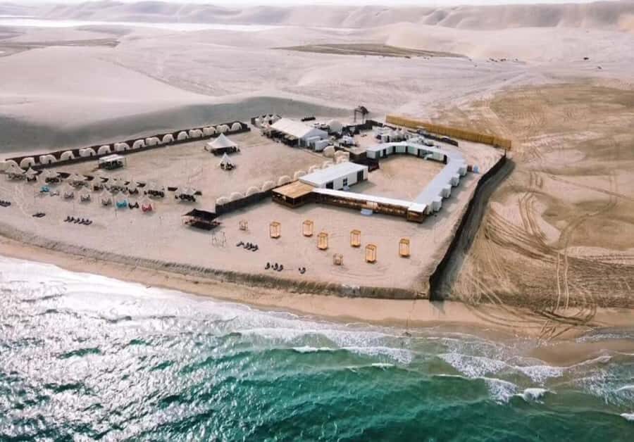 Doha: Overnight Desert Camping With BBQ Dinner & Breakfast - Inland Sea Beach Guided Tour: Photos, Salt Air, and Orientation
