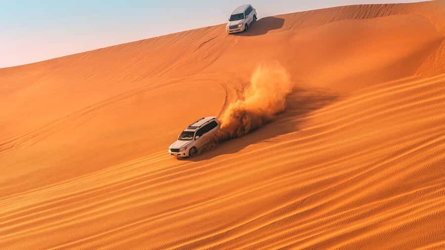 Doha : Private Desert Safari With Camel Ride & Sand Boarding - What to bring for dunes, sand, and sunset photos