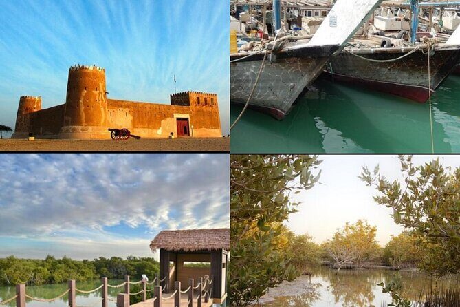 Doha Private North Tour Zubara Fort Purple Island & Mangrove - Key highlights