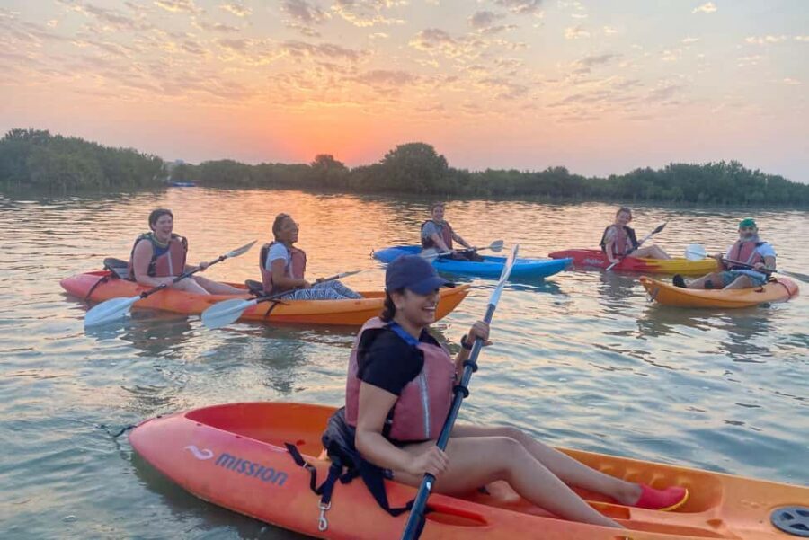 Doha: Private Purple Island Mangroves Kayaking Adventure - From Doha to Al Khor: the ride that sets the mood