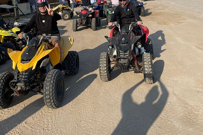 Doha Qatar ATV Quad Bike Buggy Dune Bashing and Camel Ride - Inland Sea dune bashing: the “bigger” feeling run