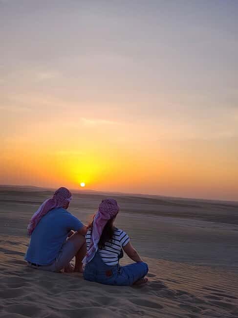 Doha Qatar : sealine adventure Camel Ride sandboard Sunset - Who This Desert Safari Best Fits