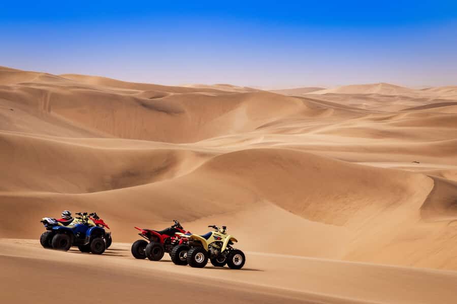 Doha: Quad Bike, Dune Bashing, Camel Ride & Inland Sea Tour - Sunset window on the way back: photos get easier