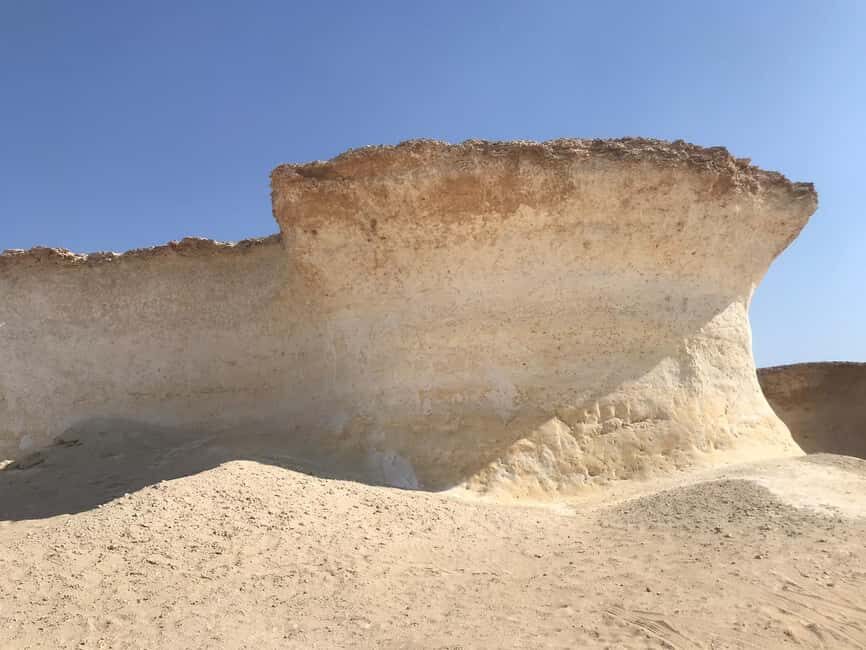 Doha; Richard Serra Installation, Mushroom rock and Zekreet - From Doha Pickup to a Luxury Land Cruiser Ride
