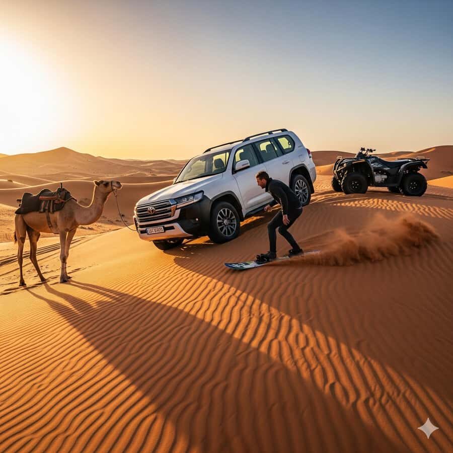 Doha: Safari, Camel Ride, Sand boarding and Inland Sea Tour - The best part: a real desert day, not just a quick stop