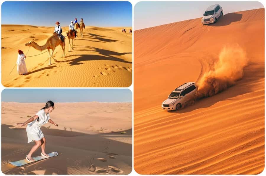 Doha: Safari, Camel Ride, Sand boarding and Inland Sea Tour - Dune bashing: the adrenaline stretch (hold on tight)