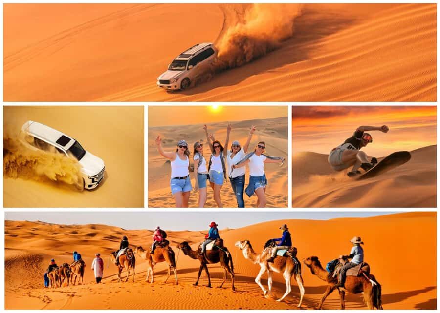 Doha: Safari, Camel Ride, Sand boarding and Inland Sea Tour - Getting out of Doha fast: AC 4x4 Land Cruiser comfort