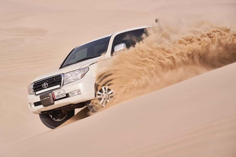 Doha: Safari, Camel Ride, Sandboarding and Inland Sea Tour - Sandboarding in Two Sessions: More Than Just One Slide