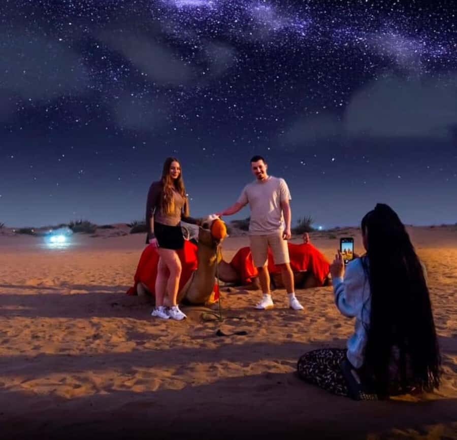 Doha: Stargazing Desert Safari w/ Dune Bashing & Camel Ride - Dune bashing and sandboarding: how much thrill to expect