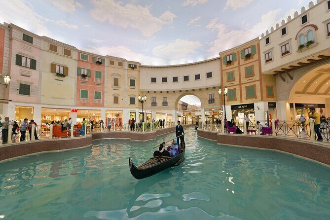 Doha Tour with Gondola Ride at Villaggio Mall - Entering Doha Port Box Park for quick wow photos