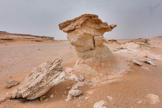 Doha West Qatar Richard Serra Sculpture, Mushroom Rock Tour - Zekreet Fort Ruins: a quick stop that rewards slow looking