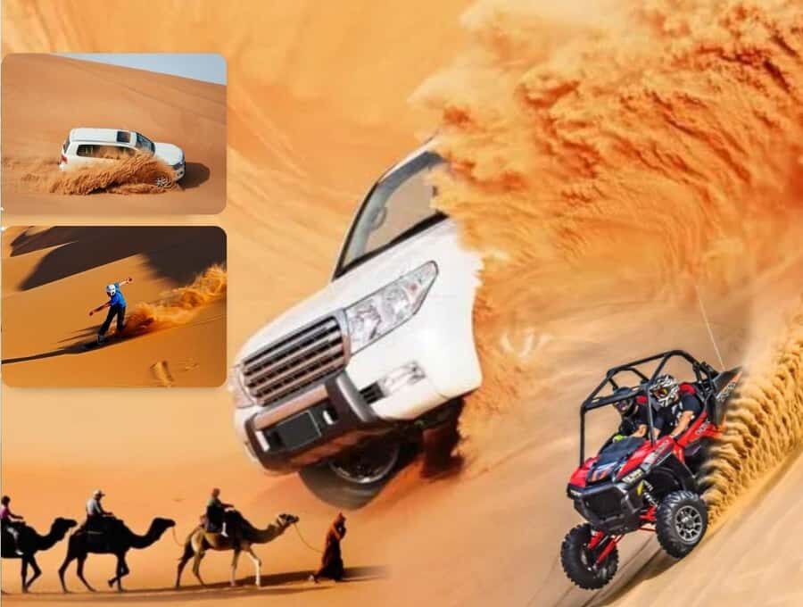 Doha:Desert Safari with Camel Ride, ATV Bike,& Sand Boarding - Camel Ride Through Golden Sands: Peaceful, Not Just Scenic