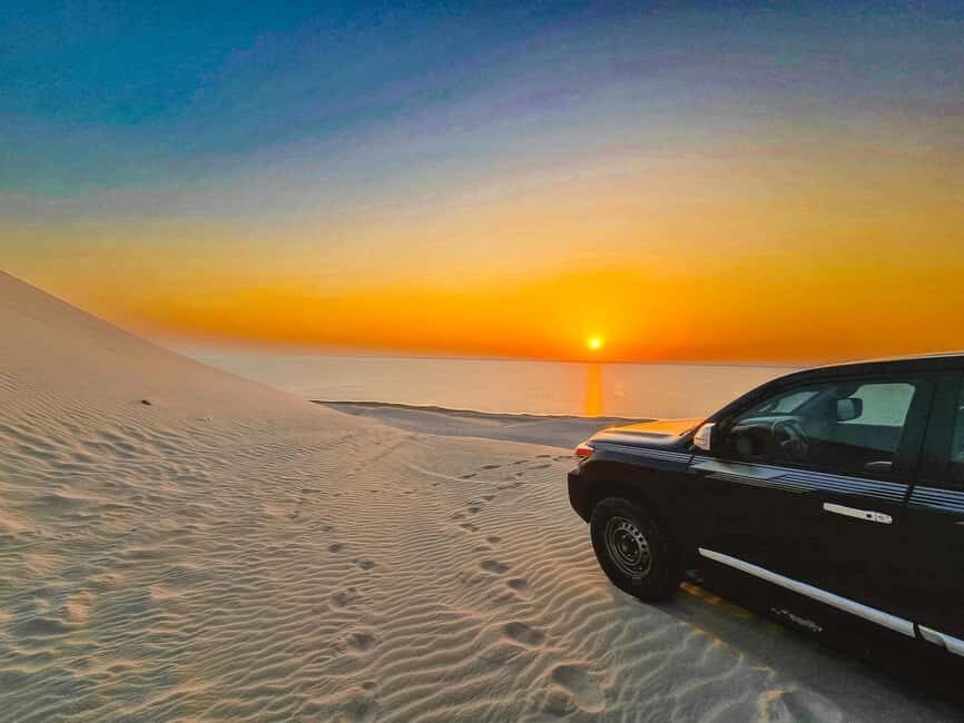 Doha:Quad Bike Desert Safari Adventure with 4x4 Vehicle Ride - Your Driver/Guide: Private Group Energy, Multilingual Support