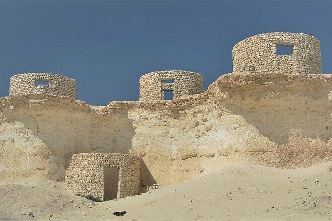 Dukhan West Coast Tour Qatar - Zekreet Rock Formations and the umbrella rocks: where photos actually come easily