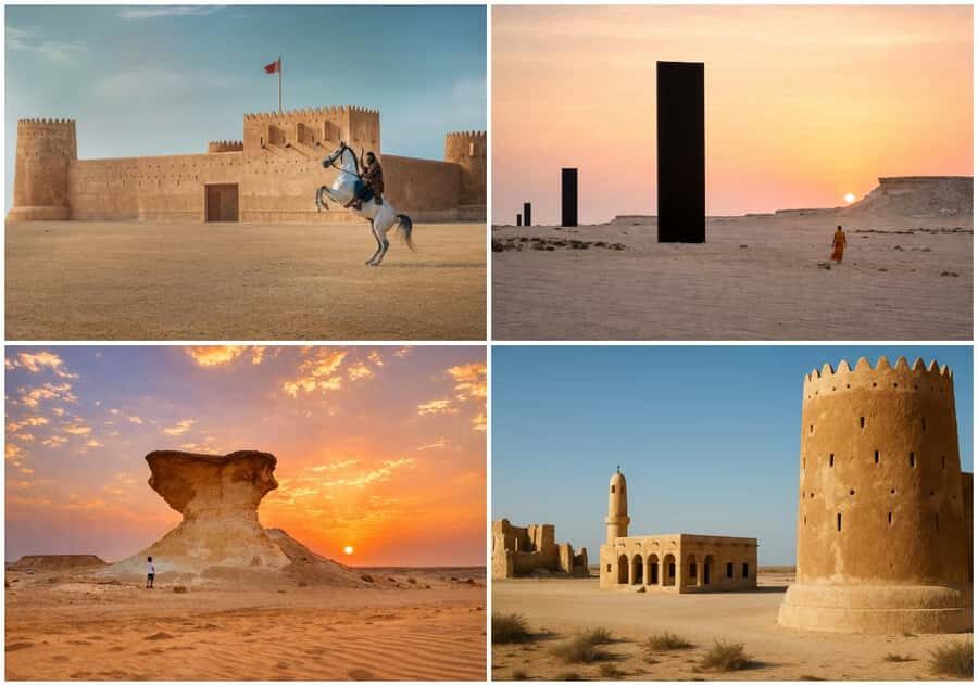 From Doha: Full-Day Tour to Qatar North and West - Key highlights worth waking up for