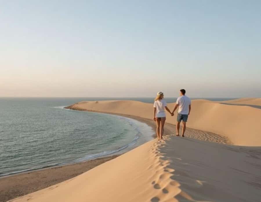 From Doha: Inland Sea Desert Safari with All Activities - Dune Bashing in a 4x4 Land Cruiser: The Desert Roller Coaster