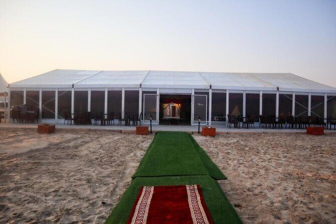Full Day Desert Safari with Camp Access, Buffet Dinner,Camel Ride - Buffet dinner and cultural activities without the rushed feeling