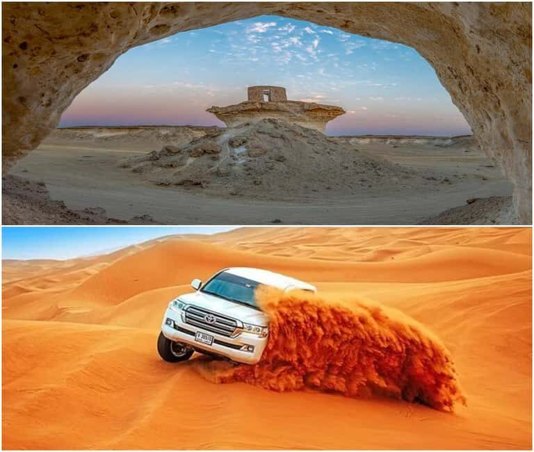Fullday Tour to West of Qatar And Desert Safari with Pickup - Al Shahaniya camel racing track: start with local rhythm